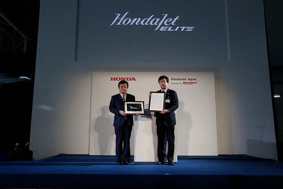 HondaJet customer delivery in Japan