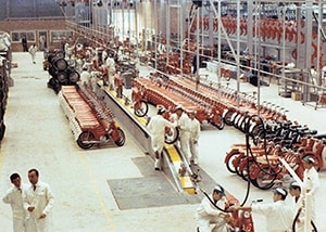 1962: Honda’s first overseas production begins in Belgium
