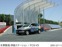 Hydrogen production/supply station and FCX-V3