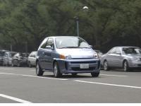 FCX prototype city-driving scene 1