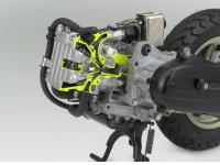 PGM-FI-equipped 4-stroke, 50cc engine