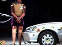 Crash testing of the pop-up hood system for the pedestrian safety using the POLAR II 1