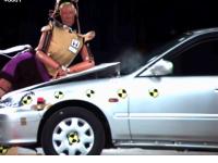 Crash testing of the pop-up hood system for the pedestrian safety using the POLAR II 3