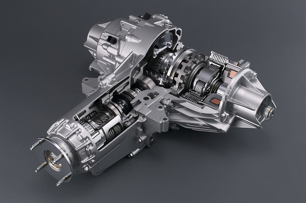 SH-AWD system (rear differential cutaway model)