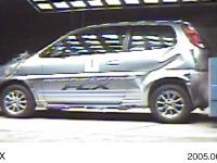 Fuel Cell Vehicle FCX rear collision test