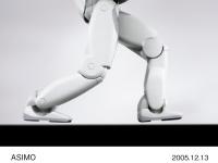 ASIMO running high speed camera