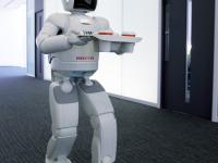 ASIMO delivering tray