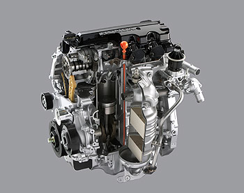 1.8L i-VTEC engine cut-away model