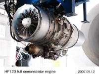 HF120 full demonstrator engine to be mounted on the HondaJet