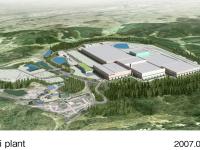 Rendu of new Auto Plant in Yorii