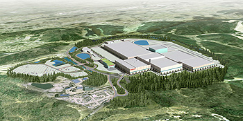 Rendu of new Auto Plant in yorii