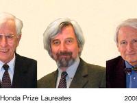 2008 Honda Prize Laureates (from left) Dr. Rose, Dr. Haider, Dr. Urban