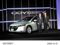 ODYSSEY, Takeo Fukui President and CEO of Honda, Norio Igarashi Development Director of ODYSSEY