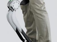 Walking assist device with bodyweight support system in use