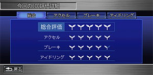 Fuel-efficient driving assessment details