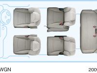 2nd-row Seat Walk-through Mode (factory option)