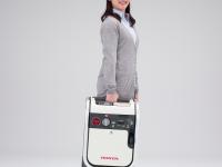 Gas-Powered Generator ENEPO Carrying Image in One Hand