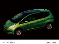 FIT HYBRID (body color: Fresh Lime Metallic) Option-equipped vehicle