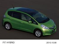 FIT HYBRID (body color: Fresh Lime Metallic) Option-equipped vehicle