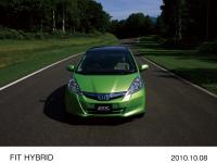 FIT HYBRID (body color: Fresh Lime Metallic) Option-equipped vehicle