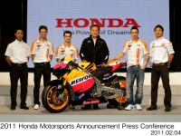 2011 Honda Motorsports Announcement Press Conference (2)