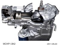 EXlink Extended Expansion Linkage Engine (cross section photo)