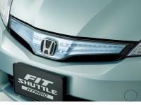 front grille exclusive FIT SHUTTLE HYBRID (chrome plus clear blue)