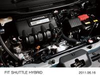 FIT SHUTTLE HYBRID engine (body color: Green Opal Metallic)  manufacturer's optional vehicle
