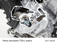 Camshaft driven water pump