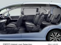FREED Hybrid Just Selection, 7-seater, option-equipped vehicle (1st-row seat side airbag system, side curtain airbag system, L package, Honda InterNavi, in-car ETC) 