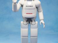 All-new ASIMO (one hand up)