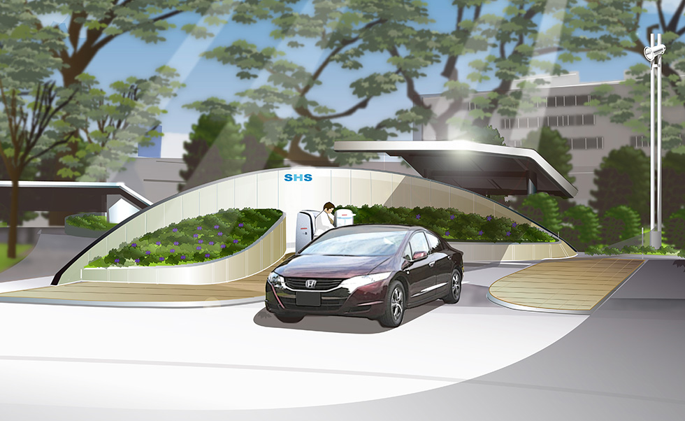 Solar Hydrogen Station (artist's rendering)