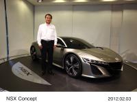 Honda President & CEO Takanobu Ito + NSX Concept