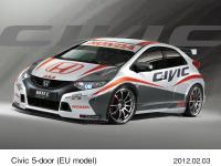 Civic 5-door (EU model) WTCC image sketch