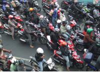 Usage of motorcycles in Indonesia