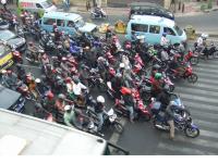 Usage of motorcycles in Indonesia