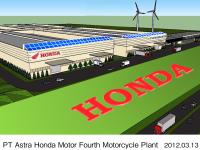 Rendering of PT Astra Honda Motor Forth Motorcycle Plant