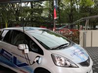 Charging Scene of Fit EV Test Vehicle