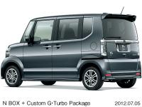N BOX + Custom G･Turbo Package (body color: Polished Metal Metallic)
