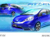 FIT EV exterior image sketch