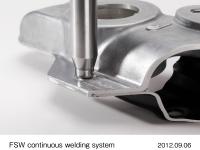 Cut model of the weld with the use of FSW #2