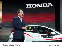 Manabu Nishimae, Managing Officer of Honda Motor Co., Ltd. Announced at Paris Motor Show Press Conference