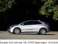 European Civic with new 1.6L i-DTEC diesel engine