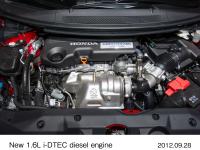 New 1.6L i-DTEC diesel engine