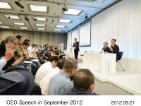 CEO Speech in September 2012