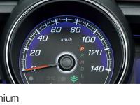 N-ONE Premium permanently-lit three-gauge meters (Violet lighting)