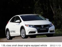 1.6L-class small diesel engine equipped vehicle