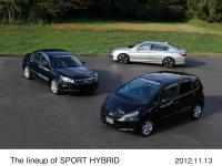The lineup of SPORT HYBRID
