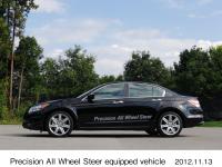 Precision All Wheel Steer equipped vehicle