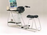 Existing Riding Trainer model (personal computer and monitor not included)